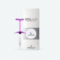 Stylage Bi-Soft L Lidocaine, förpackning och spruta